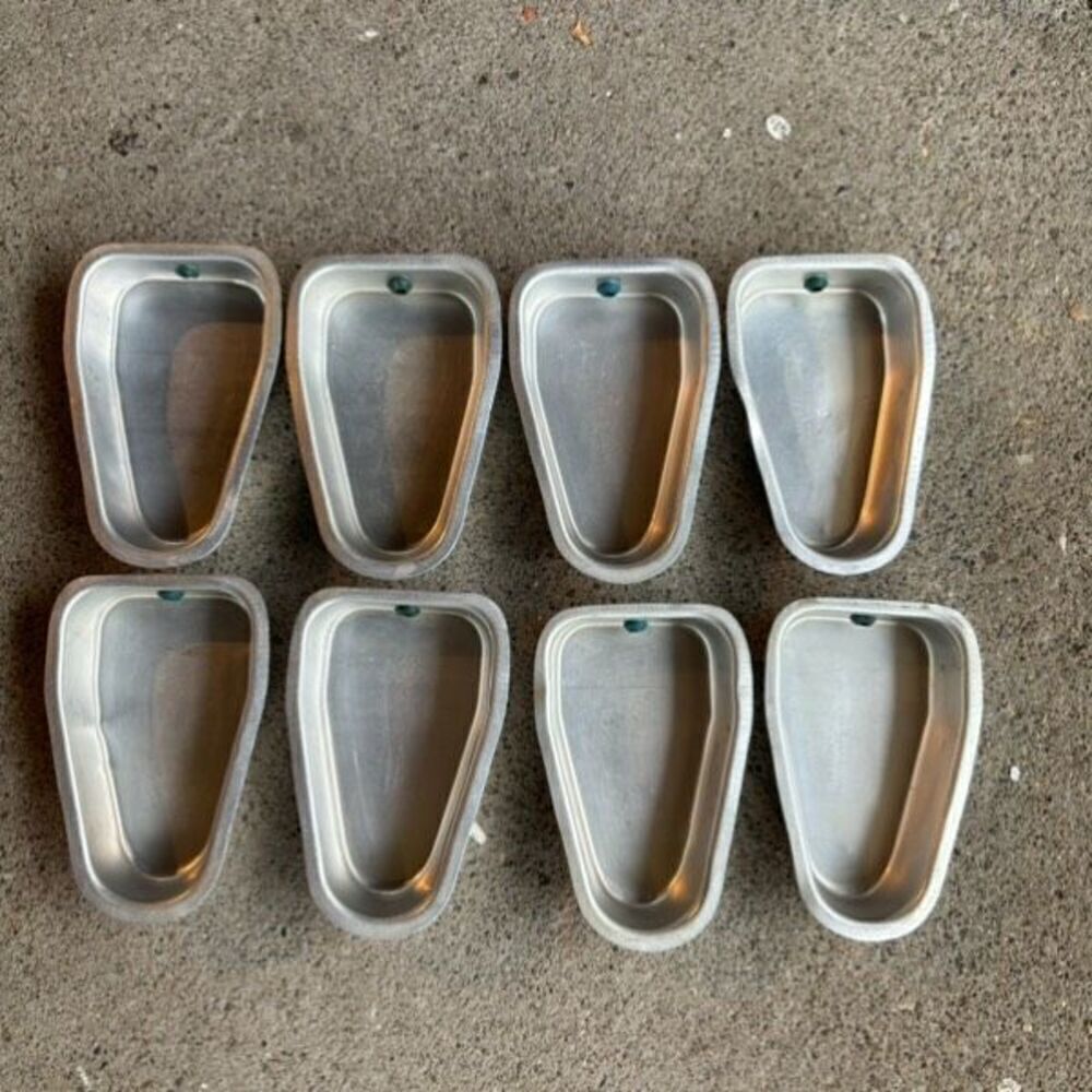 8 Vintage Aldon Aluminum Ice Treat Molds USA